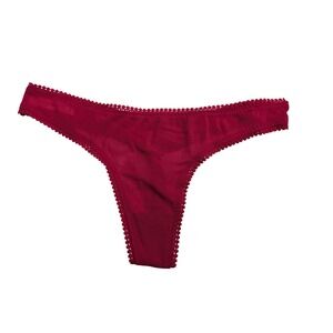 On Gossamer 3512 Hip G Gossamer Mesh Thong Red S/M NWT